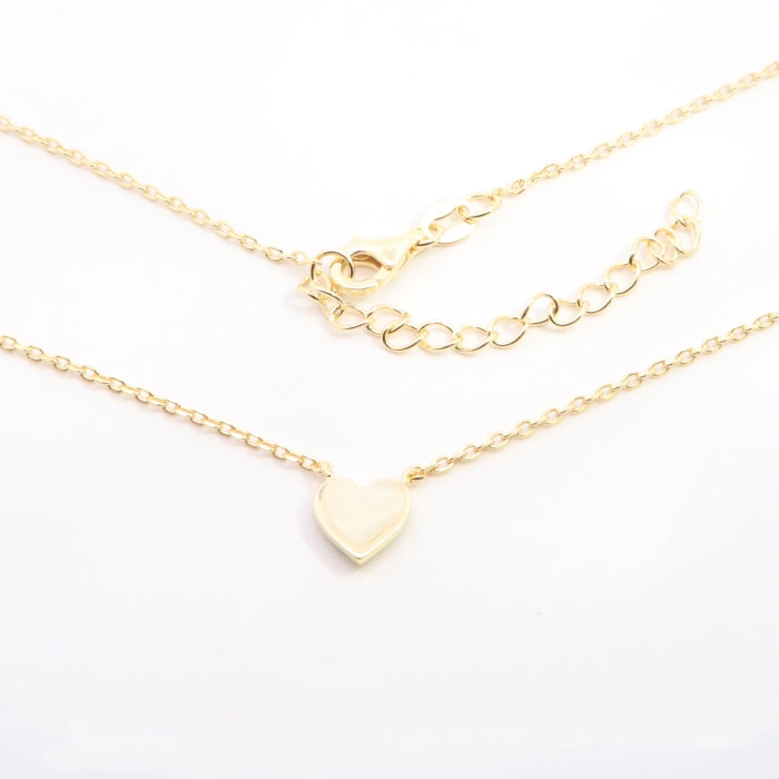 Sunshine Heart Disc Necklace | 40+5cm - John Ross Jewellers