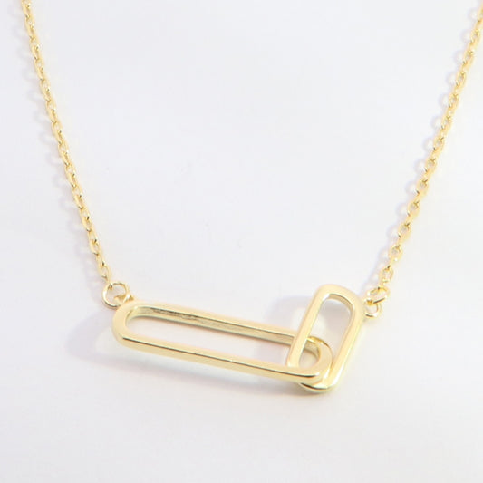 Sunshine Paperclip Unity Necklace