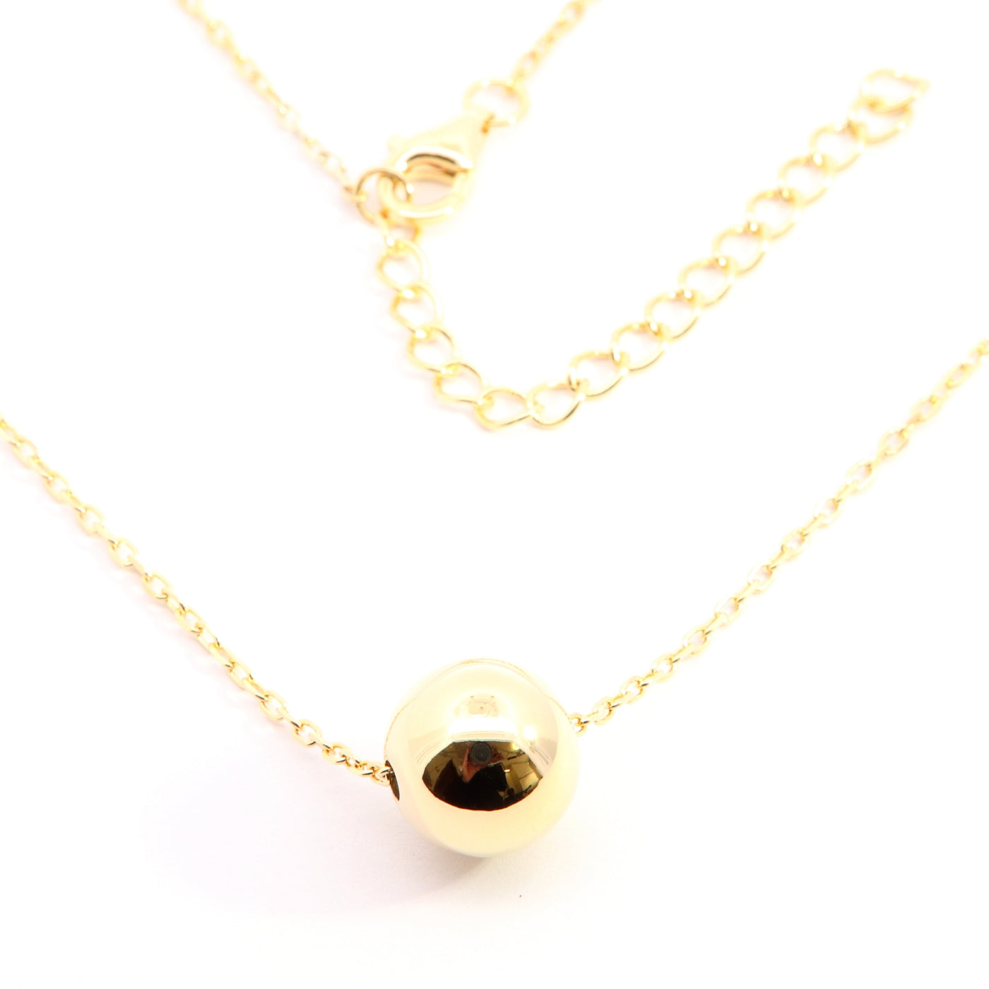 Sunshine Sphere Slider Necklace | 40+5cm - John Ross Jewellers