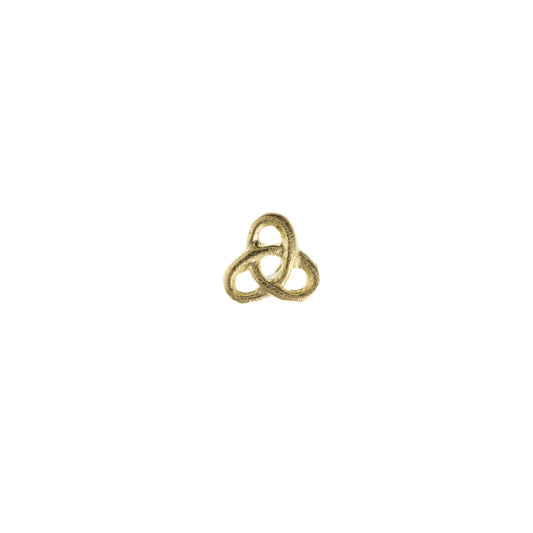 9ct Gold Nose Stud | Trinity Knot - John Ross Jewellers