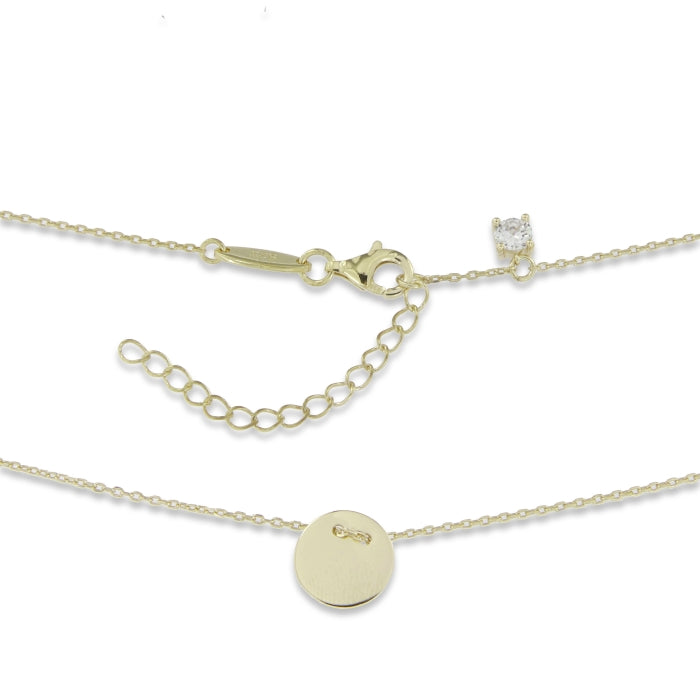 Sunshine Slider Disc Necklace | 37+1+3cm - John Ross Jewellers