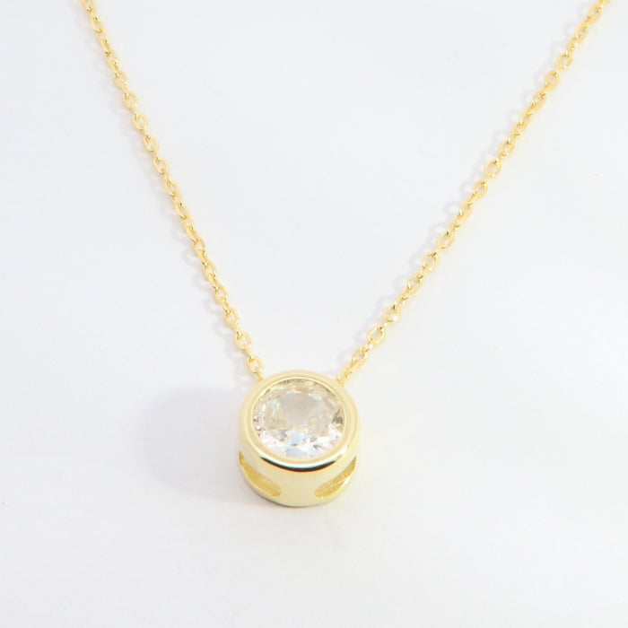 Sunshine CZ Slider Necklace