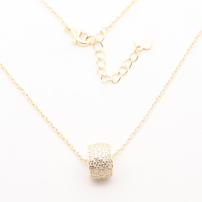 Sunshine CZ Roulade Necklace | 42+3cm - John Ross Jewellers