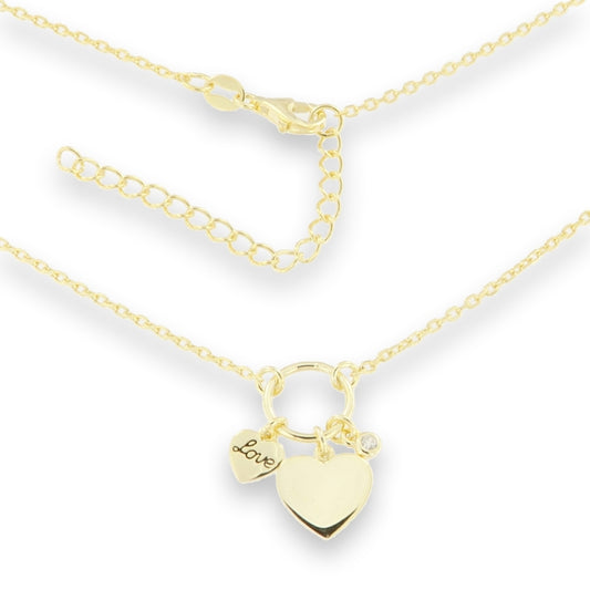 Sunshine Identity Heart Charm Necklace