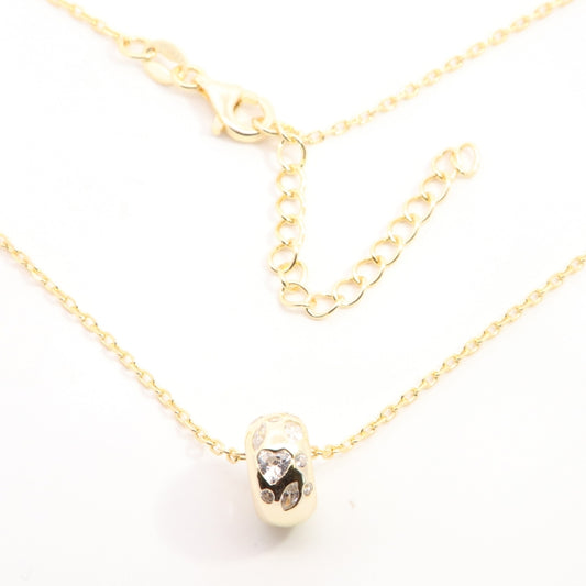 Sunshine CZ Polkadot Necklace