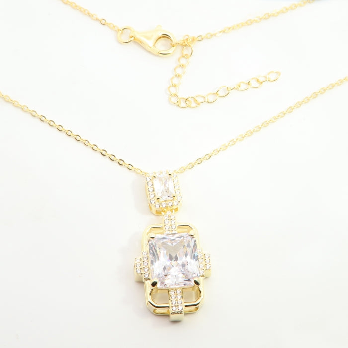 Sunshine CZ Statement Pendant Necklace - John Ross Jewellers