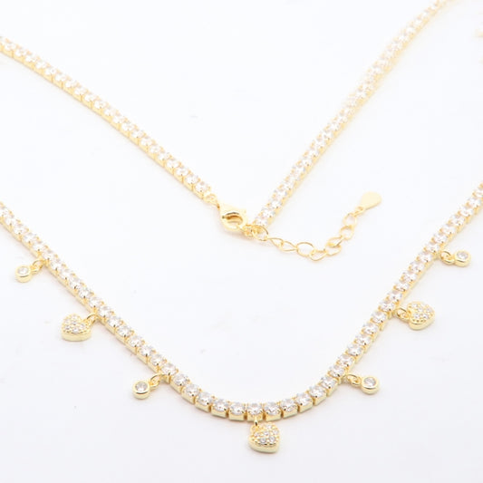 Sunshine CZ Fringe Necklace - John Ross Jewellers