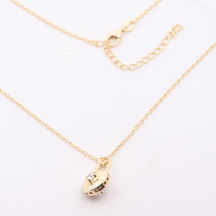 Sunshine CZ Pendant Necklace | 40+5cm - John Ross Jewellers