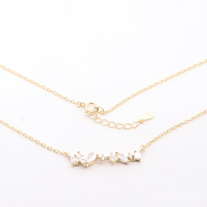 Sunshine Scattered CZ Necklace | 40 + 4cm