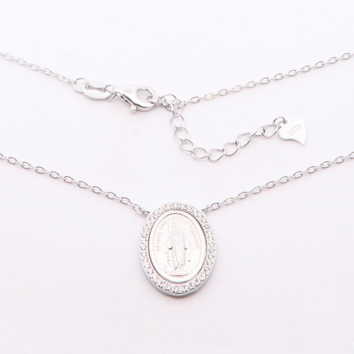 Silver CZ Miraculous Necklace | 42 + 3cm