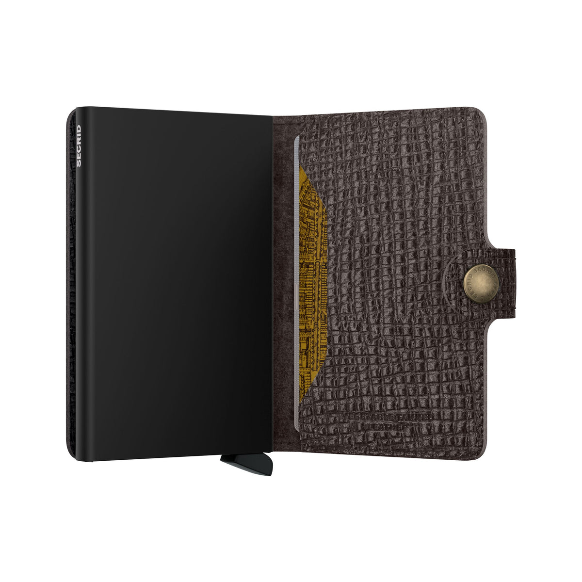 SECRID Miniwallet Palmellato Brown