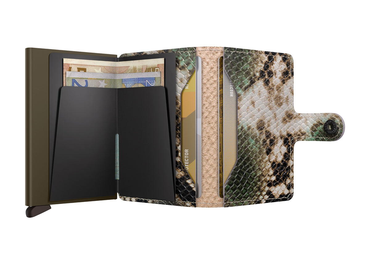 SECRID Miniwallet Serpent Green