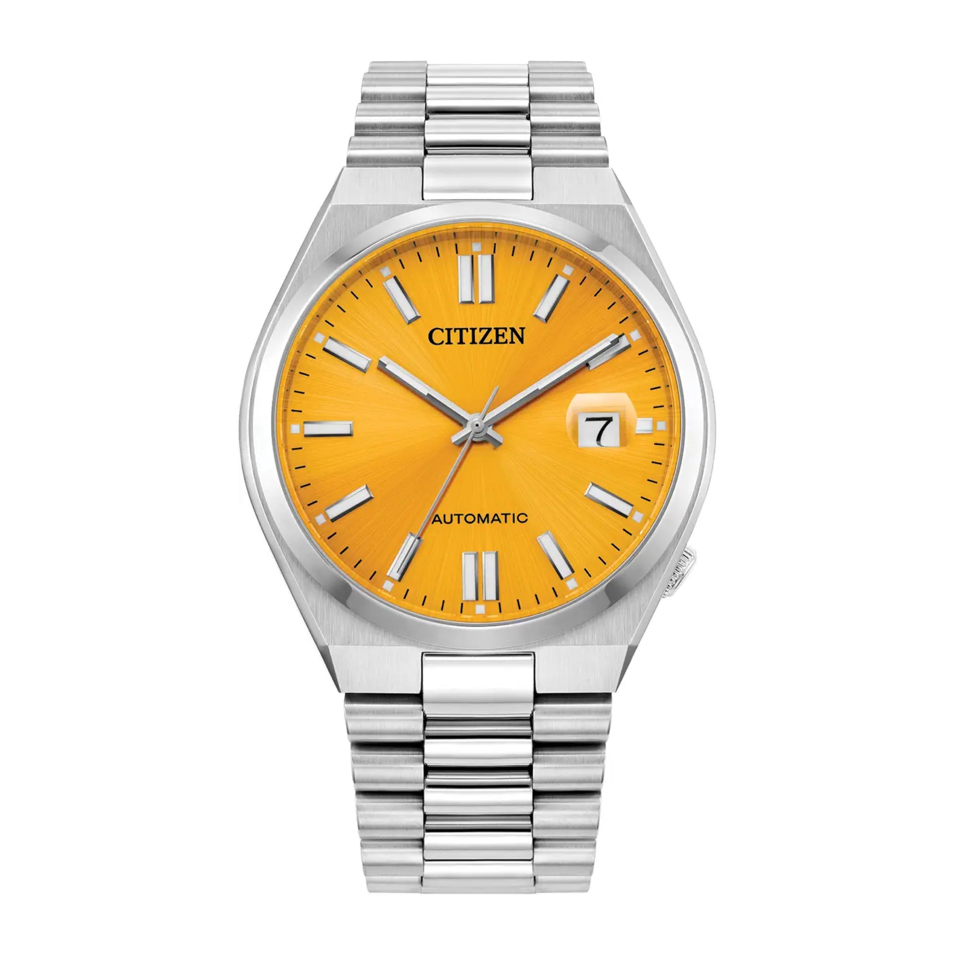 Citizen TSUYOSA Automatic Watch | Mustard Yellow - John Ross Jewellers