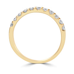 9ct Gold Diamond Eternity/Wedding Ring | Bar Setting 0.50ct - John Ross Jewellers