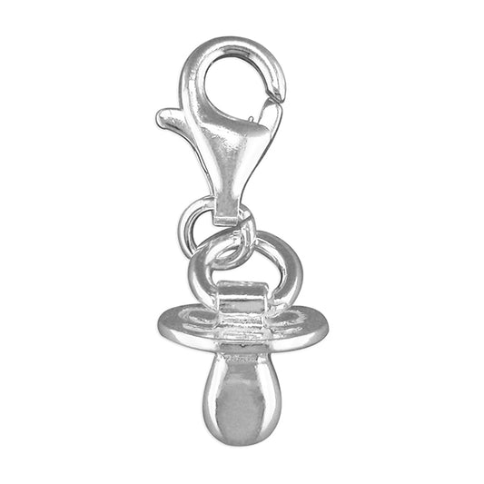 Silver Soother Clip-on Charm - John Ross Jewellers
