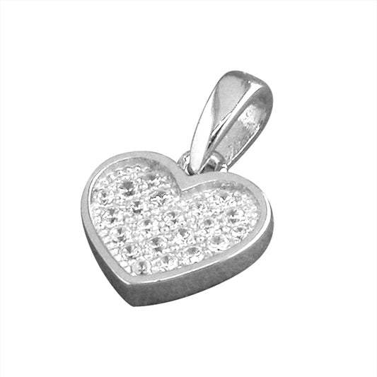 My Cute Sparkling Classic Heart Necklace - John Ross Jewellers