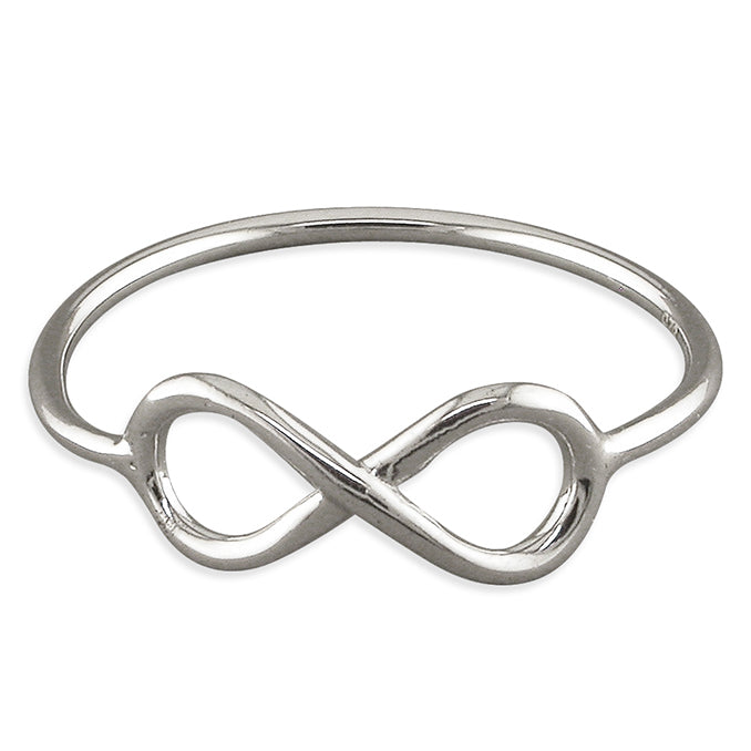 Silver Simple Infinity Ring - John Ross Jewellers