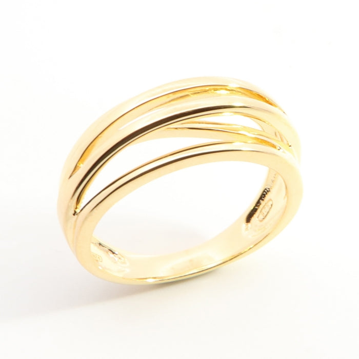 Sunshine Ribbed Ring - John Ross Jewellers
