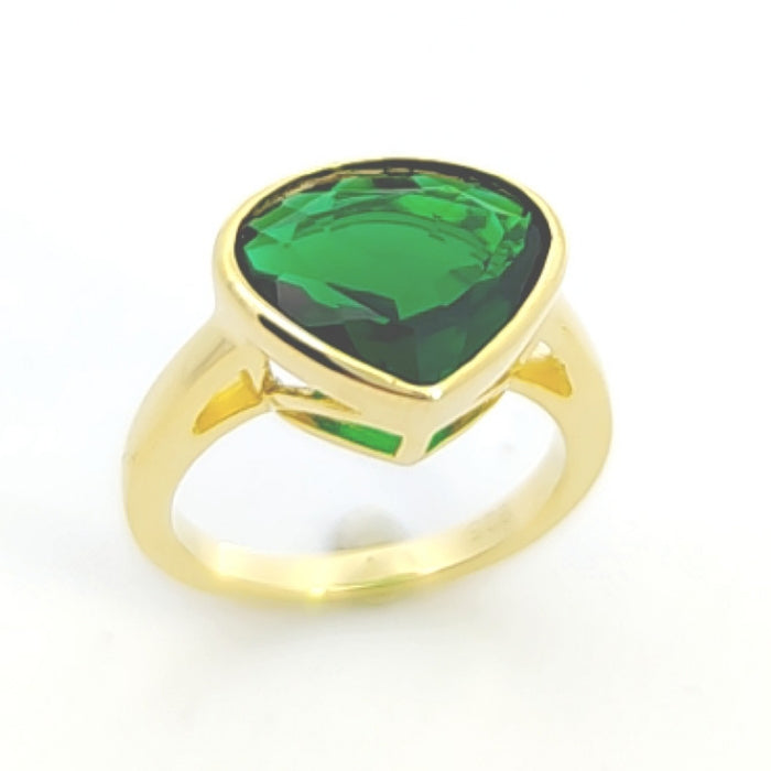 Sunshine Green Bold Ring - John Ross Jewellers