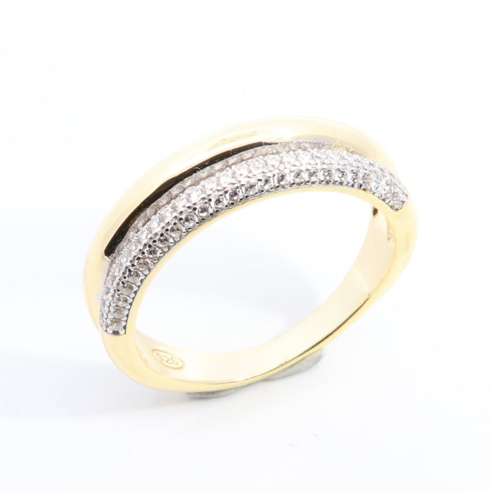 Sunshine CZ Wraparound Ring