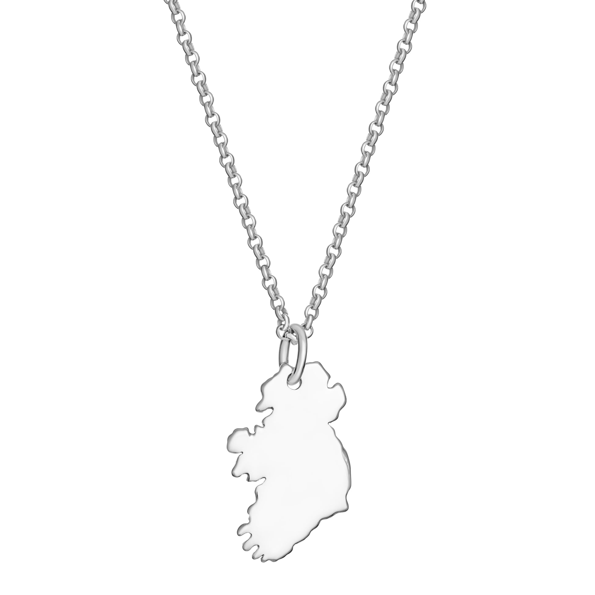 Silver Ireland Necklace - John Ross Jewellers