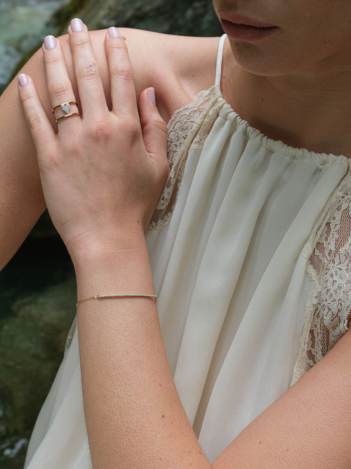 REBECCA Diamond Dust Dainty Bracelet