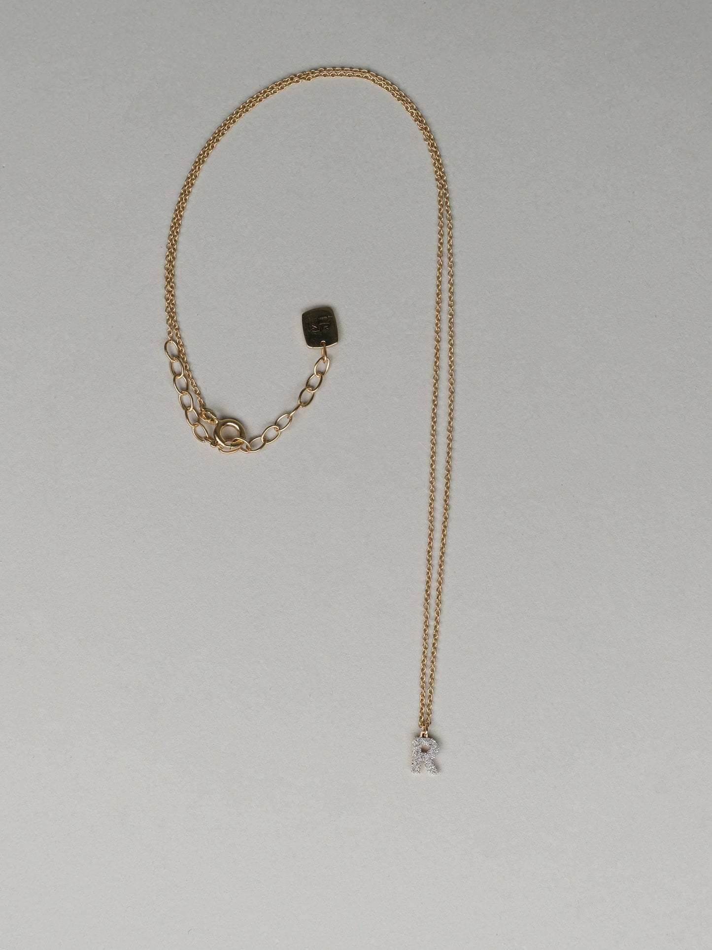 REBECCA MyWorld Letter Necklace - Gold|Diamond Dust Initial