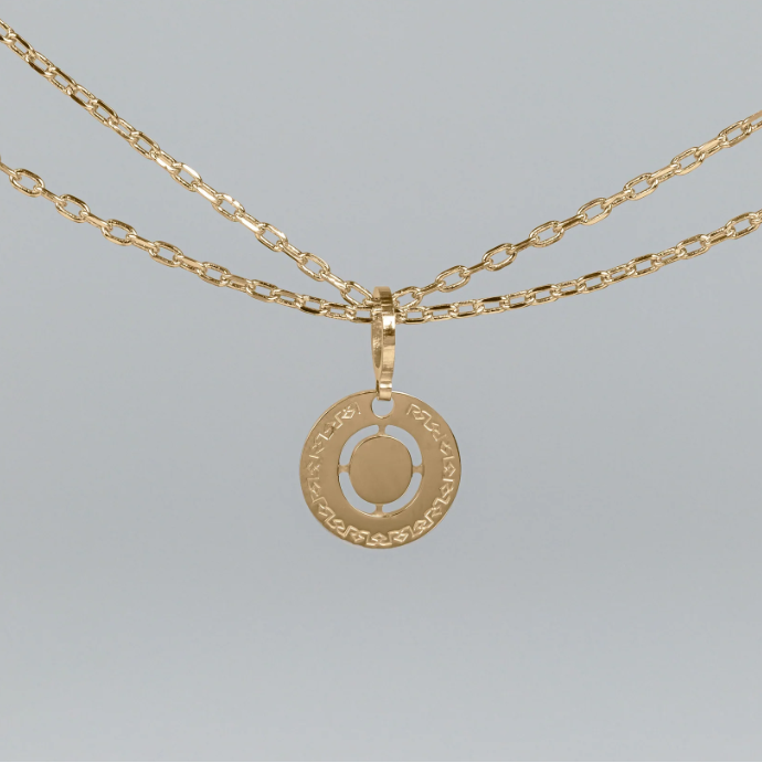 REBECCA MyWorld Letter Necklace - Gold|Two-Strand|Small Initial
