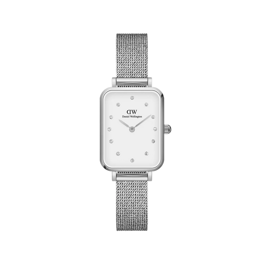 Daniel Wellington Quadro Lumine Pressed Sterling | 20mm x 26mm - John Ross Jewellers
