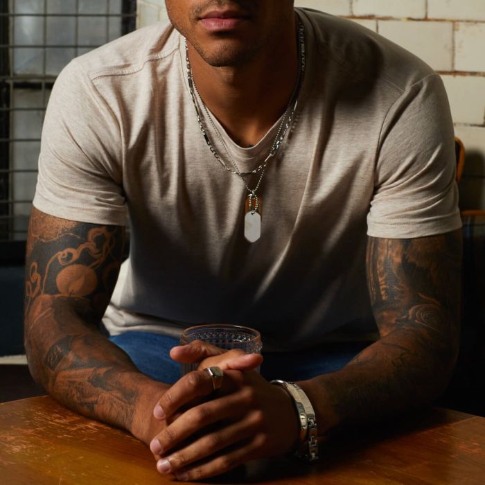 Fred Bennett Stainless Steel ID Bar Bracelet - John Ross Jewellers