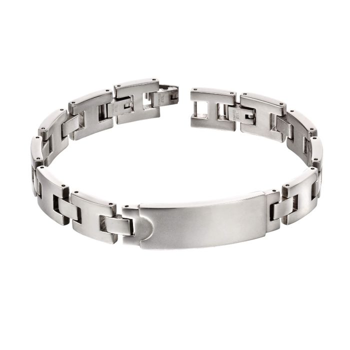 Fred Bennett Stainless Steel ID Bar Bracelet - John Ross Jewellers