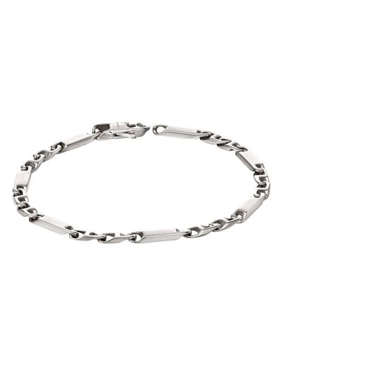 Fred Bennett Stainless Steel Bar Chain Bracelet - John Ross Jewellers