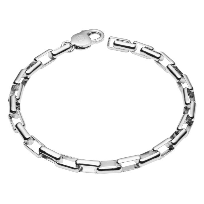 Fred Bennett Silver Box Chain Bracelet - John Ross Jewellers