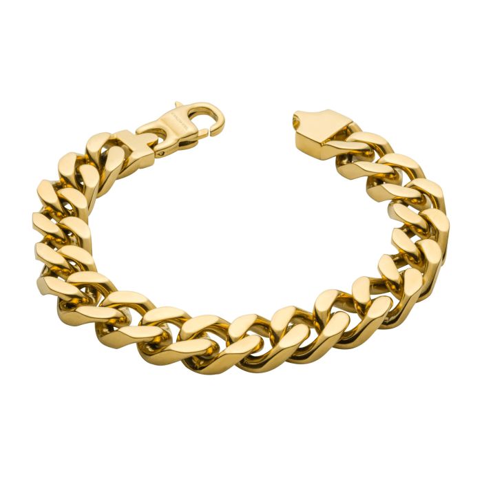 Fred Bennett Gold Plated Chunky Curb Bracelet