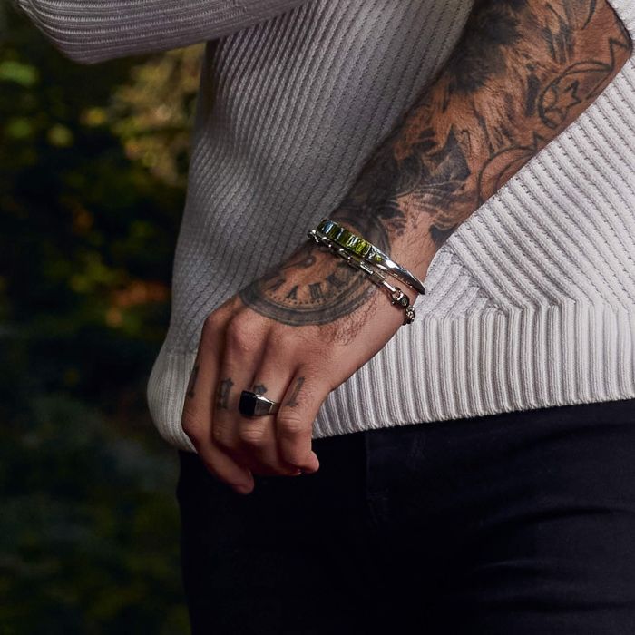 Fred Bennett Silver Box Chain Bracelet - John Ross Jewellers