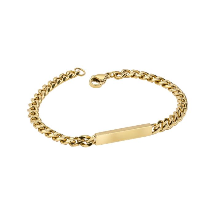 Fred Bennett Chain Bracelet with Engravable Bar - John Ross Jewellers
