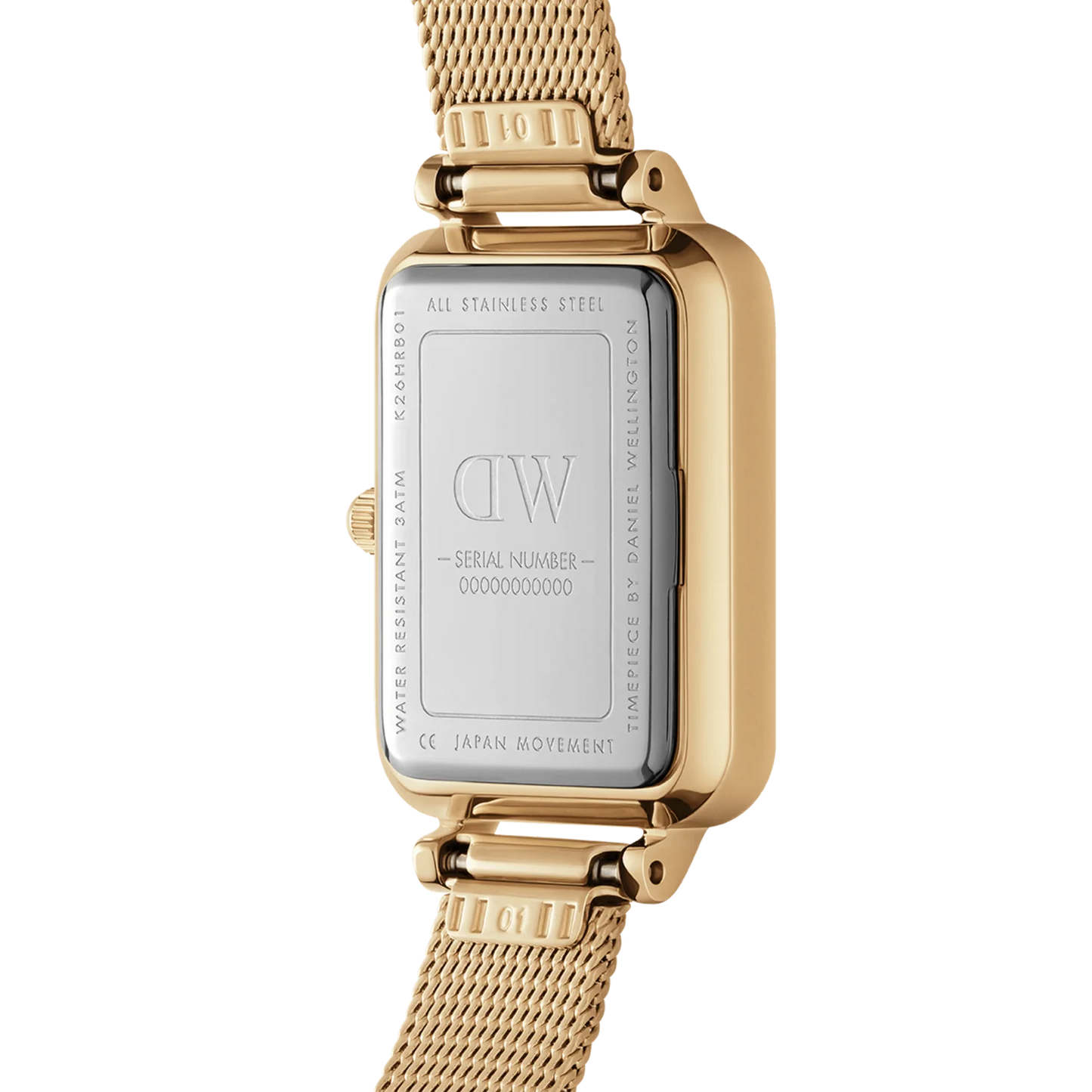 Daniel Wellington Watch Quadro Pressed Unitone | Gold - John Ross Jewellers