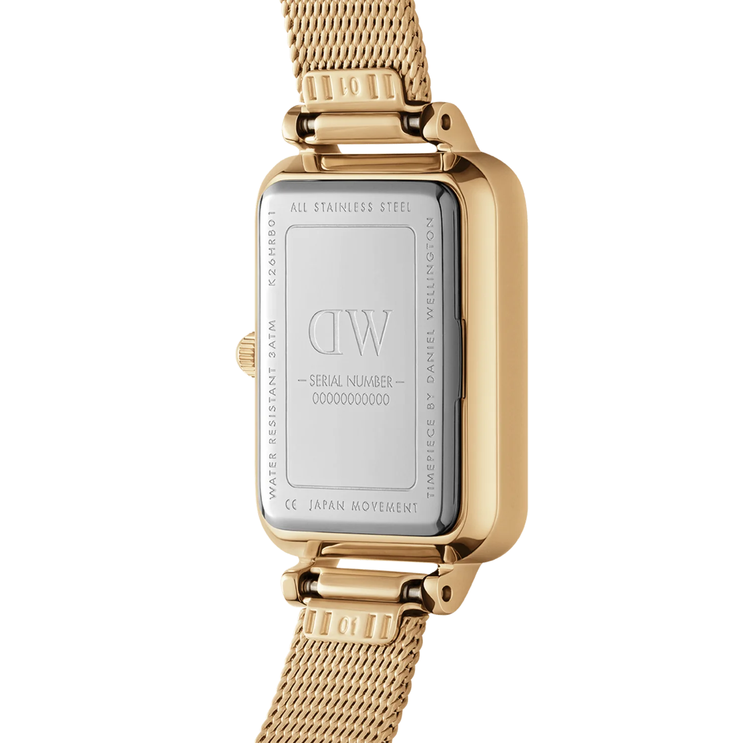 Daniel Wellington Watch Quadro Pressed Unitone | Gold - John Ross Jewellers