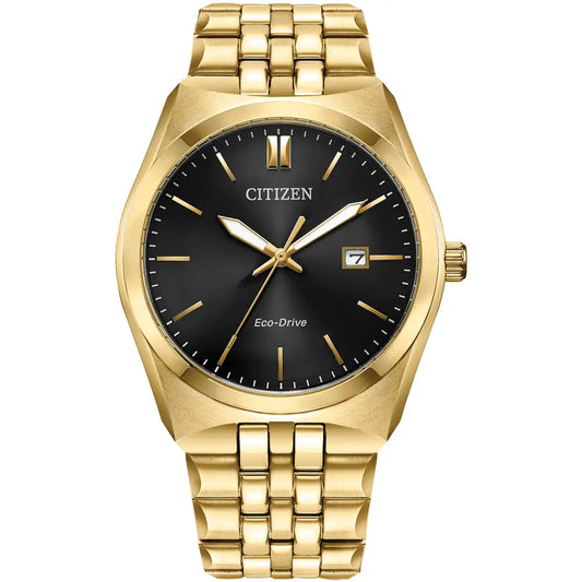 Citizen Corso Gold/Black Ecodrive Watch