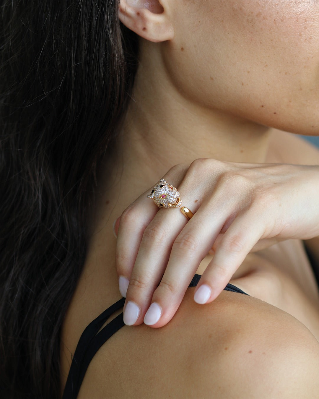 REBECCA Urban Jungle | Panther Ring - John Ross Jewellers