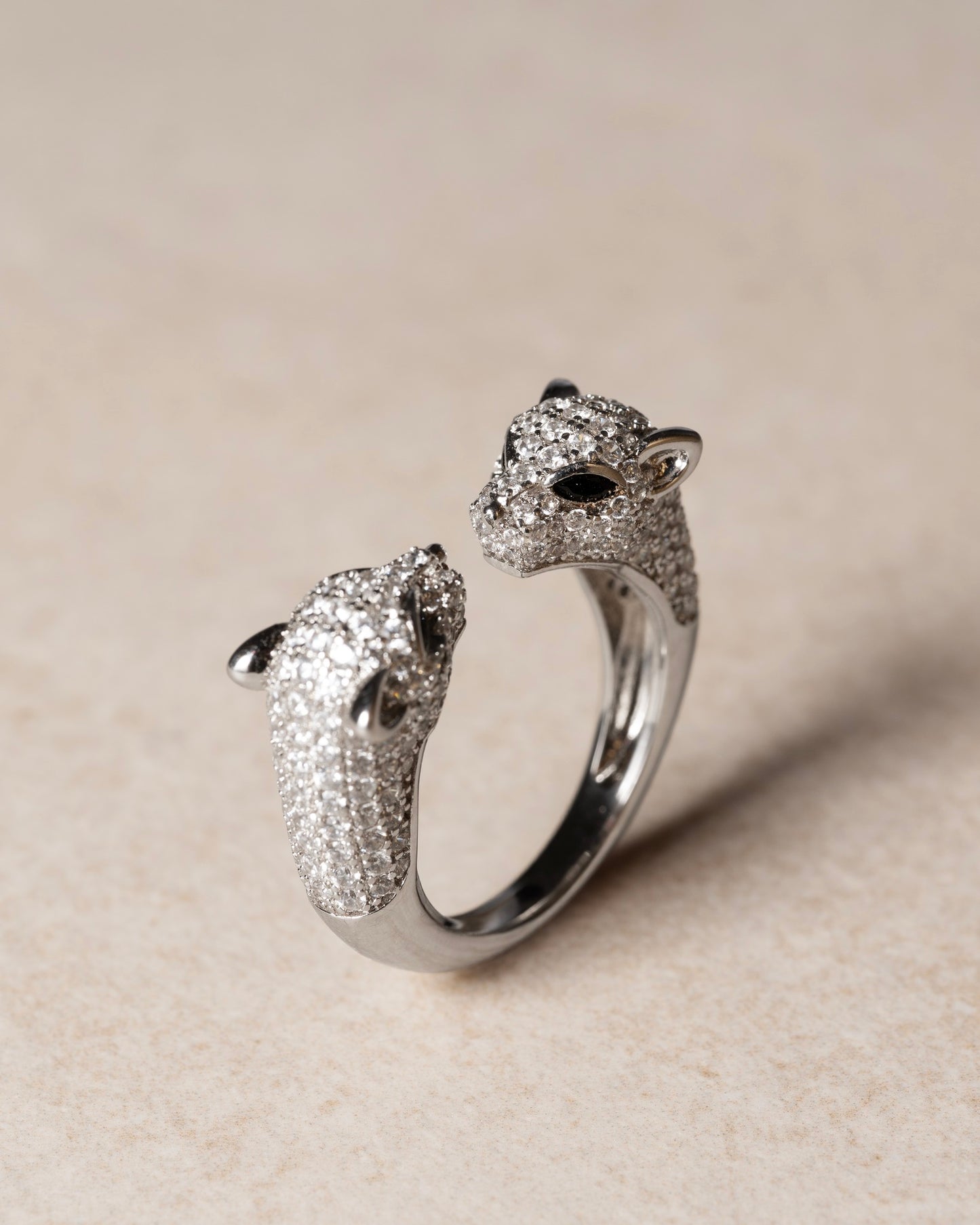 REBECCA Urban Jungle | Two Headed-Panther Ring - John Ross Jewellers