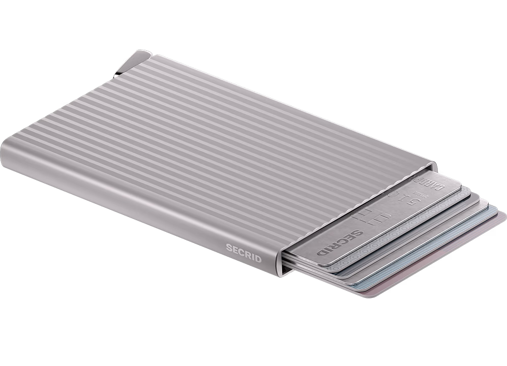 SECRID Premium Cardprotector Fluted Silver - John Ross Jewellers