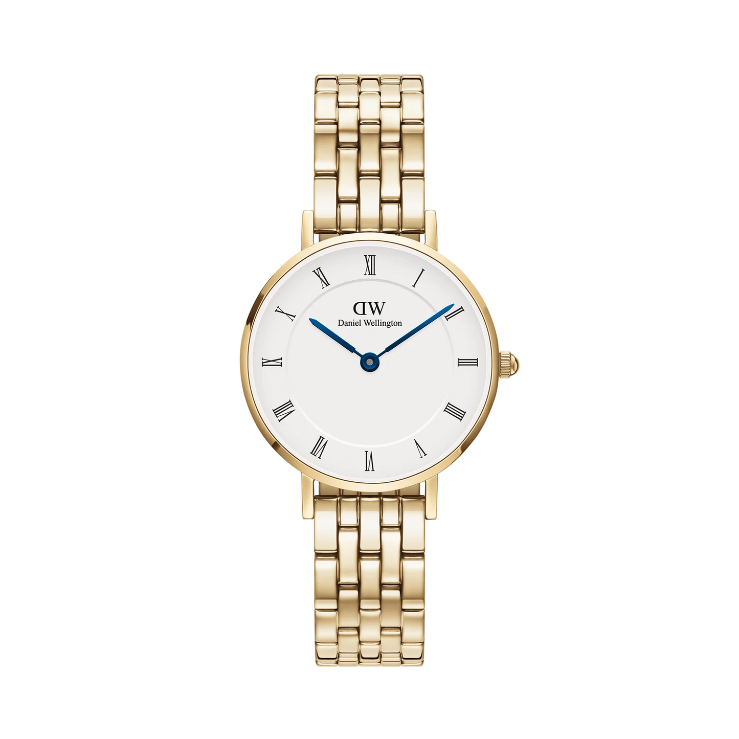 Daniel Wellington Petite Roman Numerals 5-Link Evergold | 28mm - John Ross Jewellers