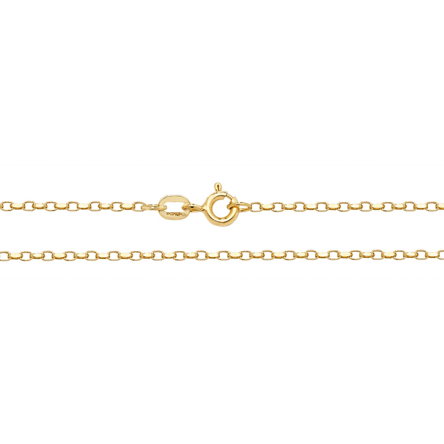 9ct Gold Faceted Belcher Chain - John Ross Jewellers