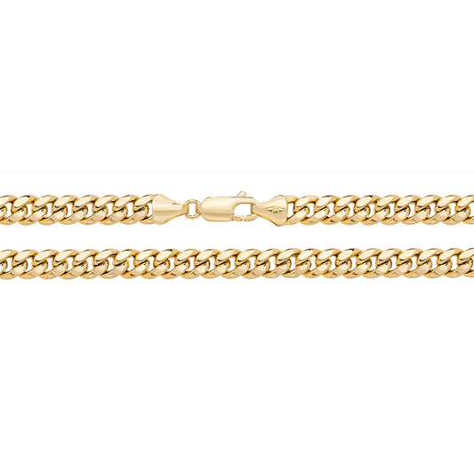 9ct Gold Curb Bracelet - Heavy Look - 8" - John Ross Jewellers