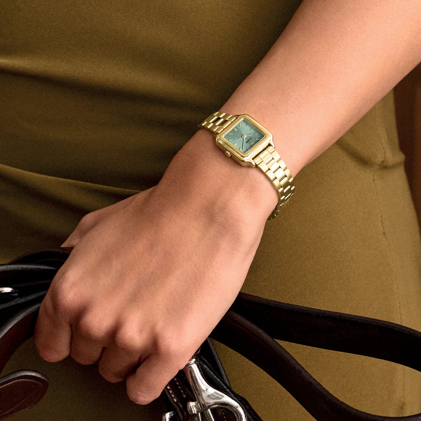 CLUSE Gracieuse Mini Gold/ Sage Green - John Ross Jewellers