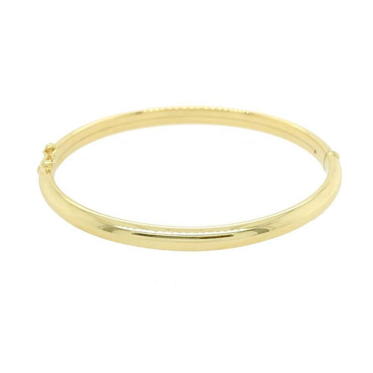 9ct Gold Domed Polished Bangle