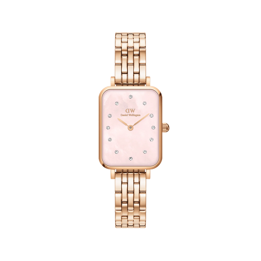 Daniel Wellington Quadro Lumine 5-Link Melrose | 20mm x 26mm - John Ross Jewellers