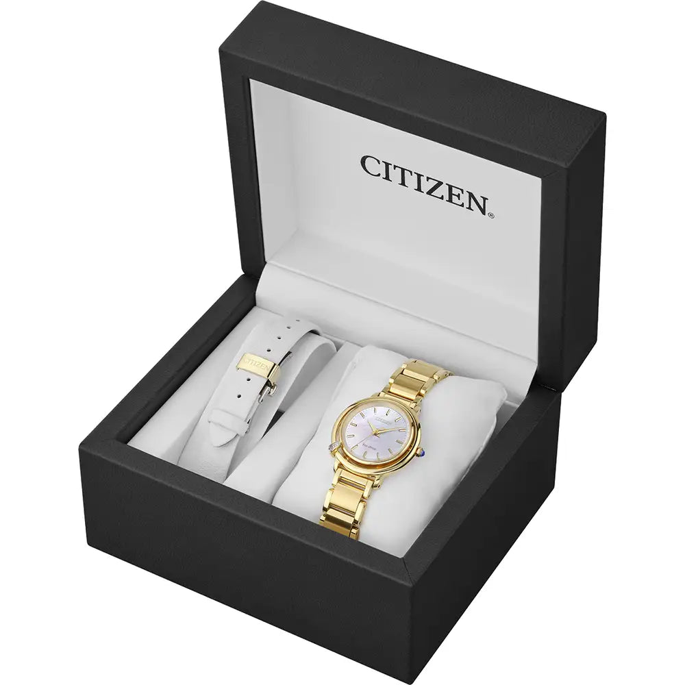 Citizen L Archly Ladies Ecodrive Watch Giftset - John Ross Jewellers
