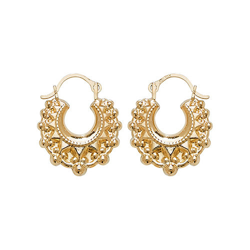 9ct Gold Creole Earrings